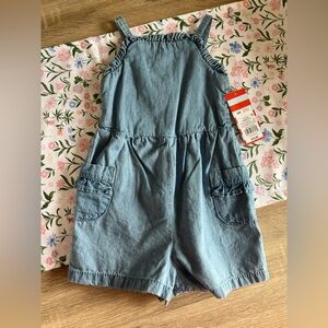 NWT Cat & Jack Blue Denim Romper